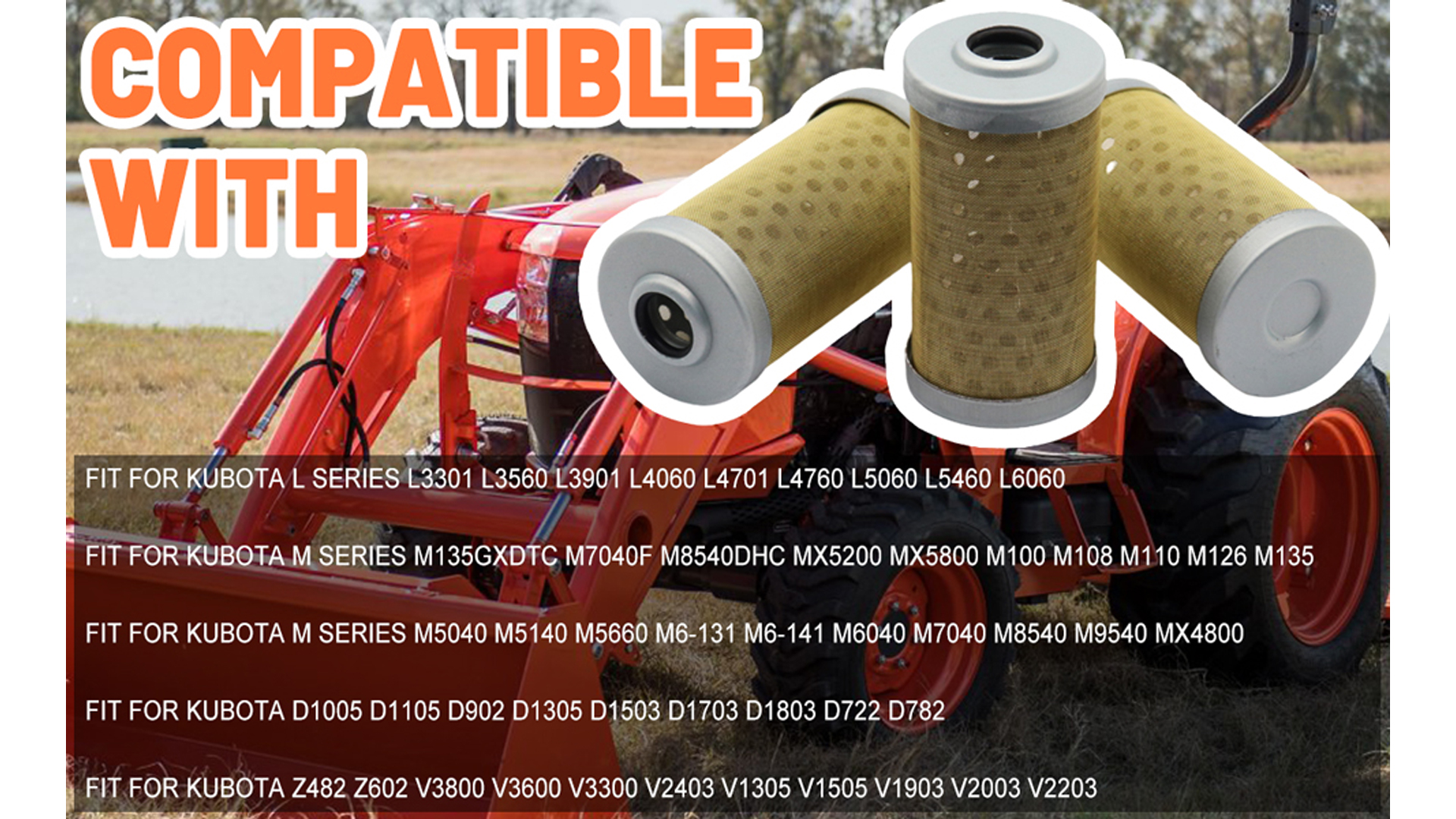 Amazon.com: Fuel Filter Compatible with Kubota L M Series L3301